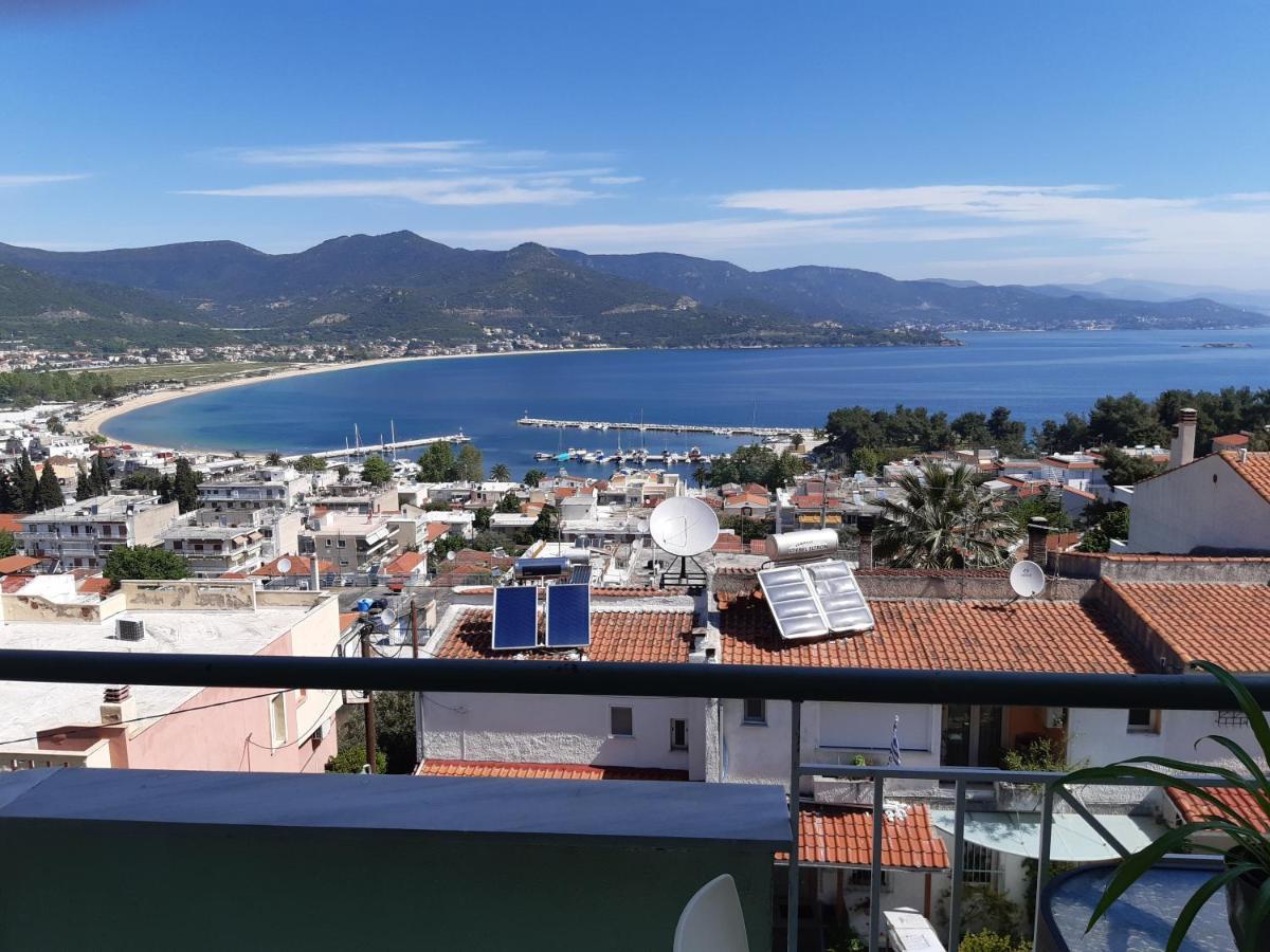 Iraklitsa Bay View Apartment Nea Iraklitsa Bagian luar foto