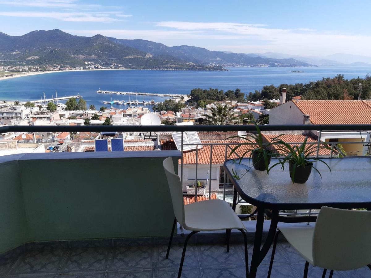 Iraklitsa Bay View Apartment Nea Iraklitsa Bagian luar foto